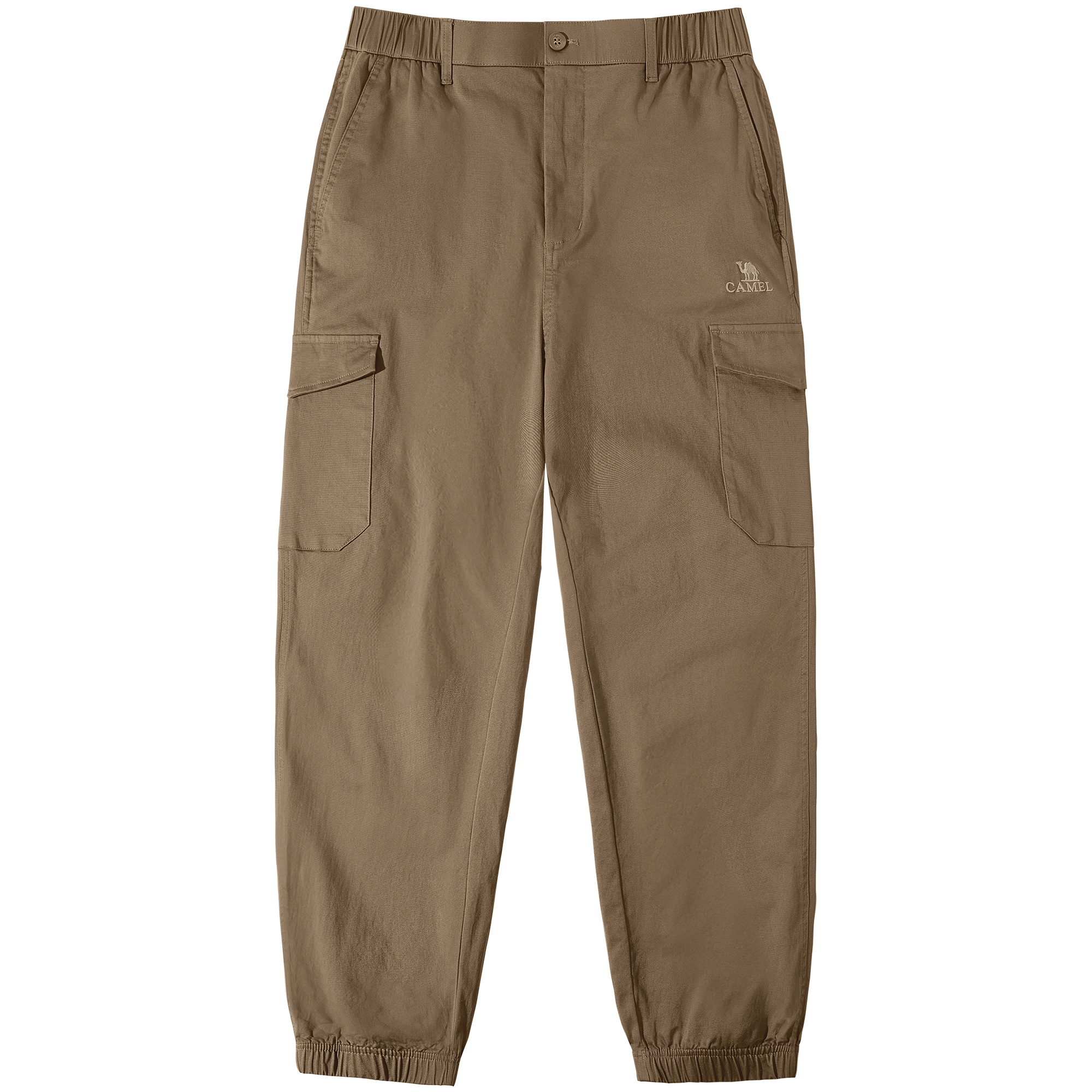 

Брюки карго мужские Yamamoto Basic Casual Outdoor, свободный крой, манжеты на резинке, 100% хлопок CAMEL, хаки