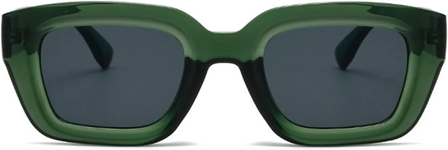 

Солнцезащитные очки Helena в стиле ретро 90-х, квадратные, для женщин и мужчин, модные массивные прямоугольные солнцезащитные очки с защитой UV400, летние, C2