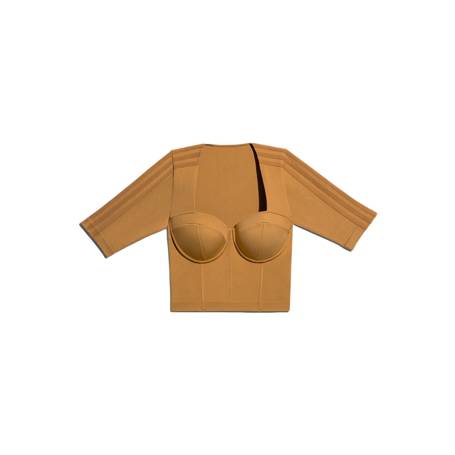 

Ivy Park Circular Knit Crop Top Mesa Adidas, wheat коричневый