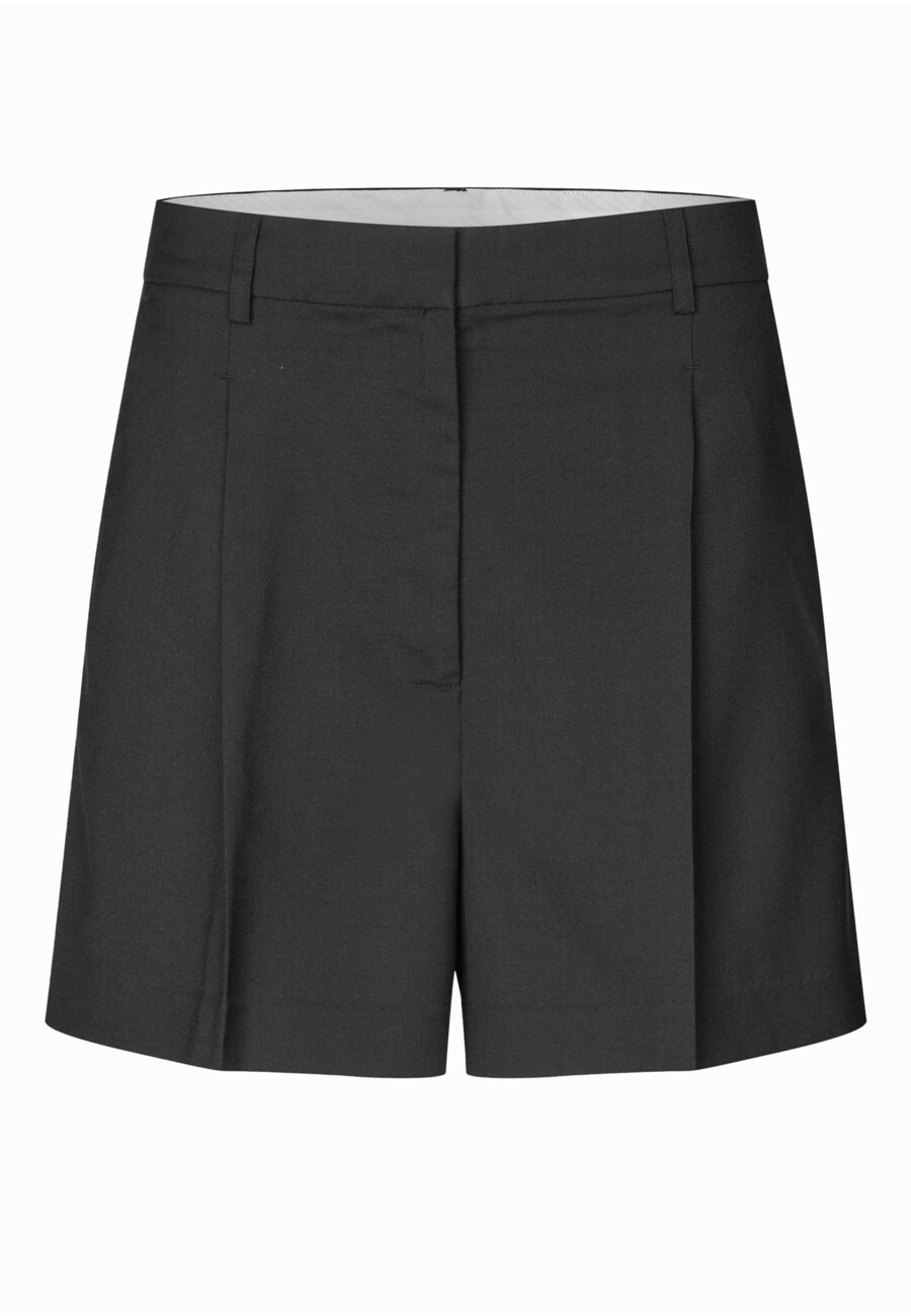 

Свободные плиссированные брюки SECOND FEMALE Sharo, черный