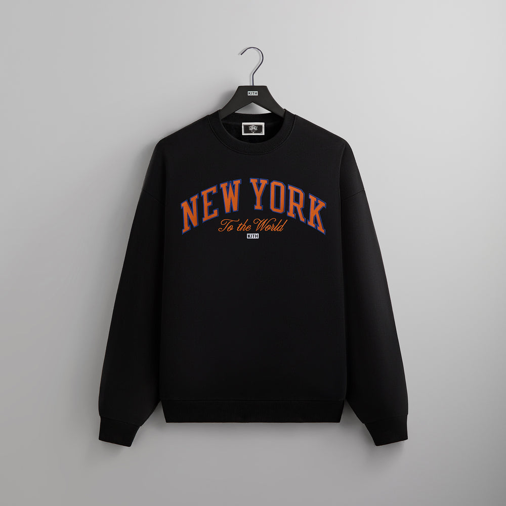 

Толстовка Kith for the New York Knicks Vintage Nelson Crewneck, черный