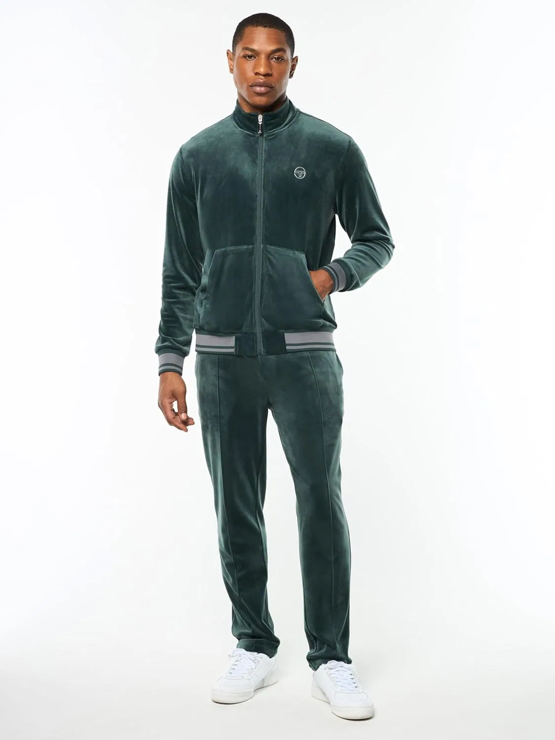 Куртка Sergio Tacchini Viaggioa Track Jacket, Green Gables — фото 2