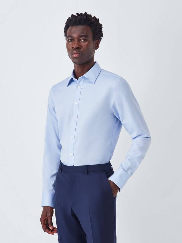 

Сорочка Slim Fit из твила John Lewis, Blue