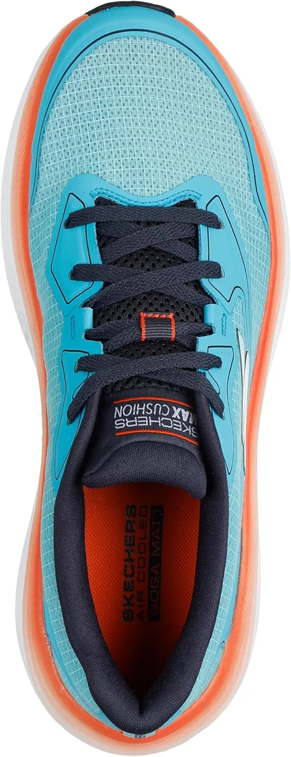 Мужские кроссовки Skechers Max Cushioning Endeavour-Space Angle, синий/оранжевый — фото 2