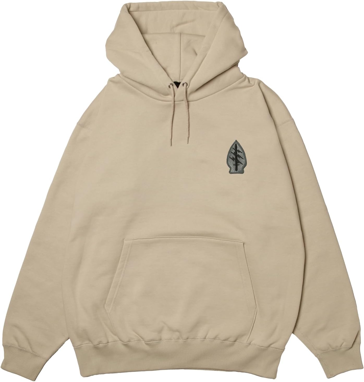 

Толстовка с капюшоном в стиле F, нашивка с гербом армии США, флисовая подкладка, пуловер, цвет: серый (stone) F-Style