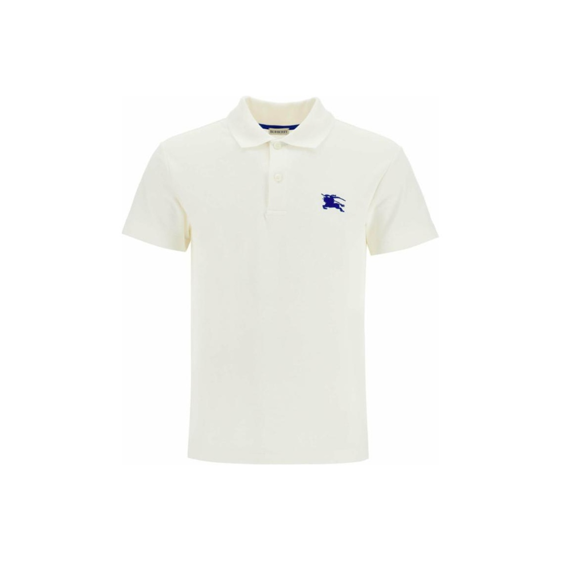 

Поло с вышивкой Equestrian Knight Burberry, белый