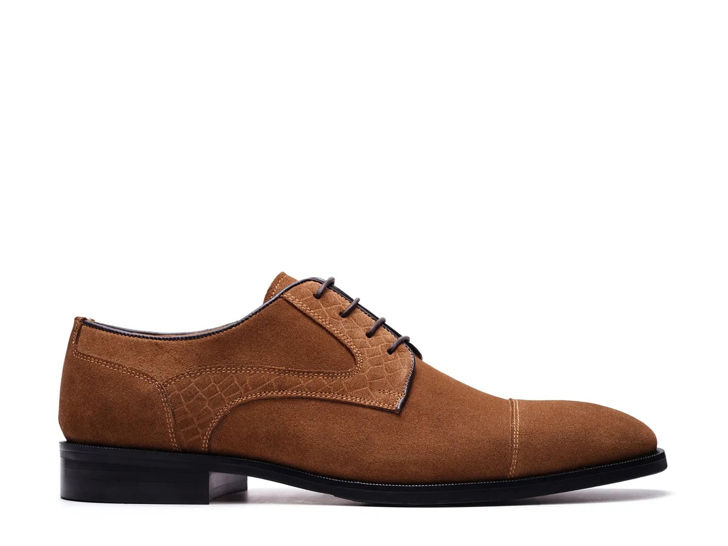 Оксфорды Carlos by Carlos Santana Havens Oxford, Brown Suede — фото 2