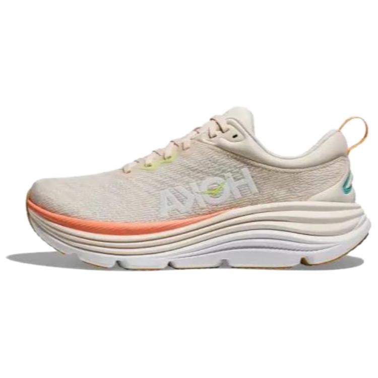 

Кроссовки HOKA ONE ONE Gaviota 5 Vanilla Eggnogg Women's, бежевый/белый/оранжевый