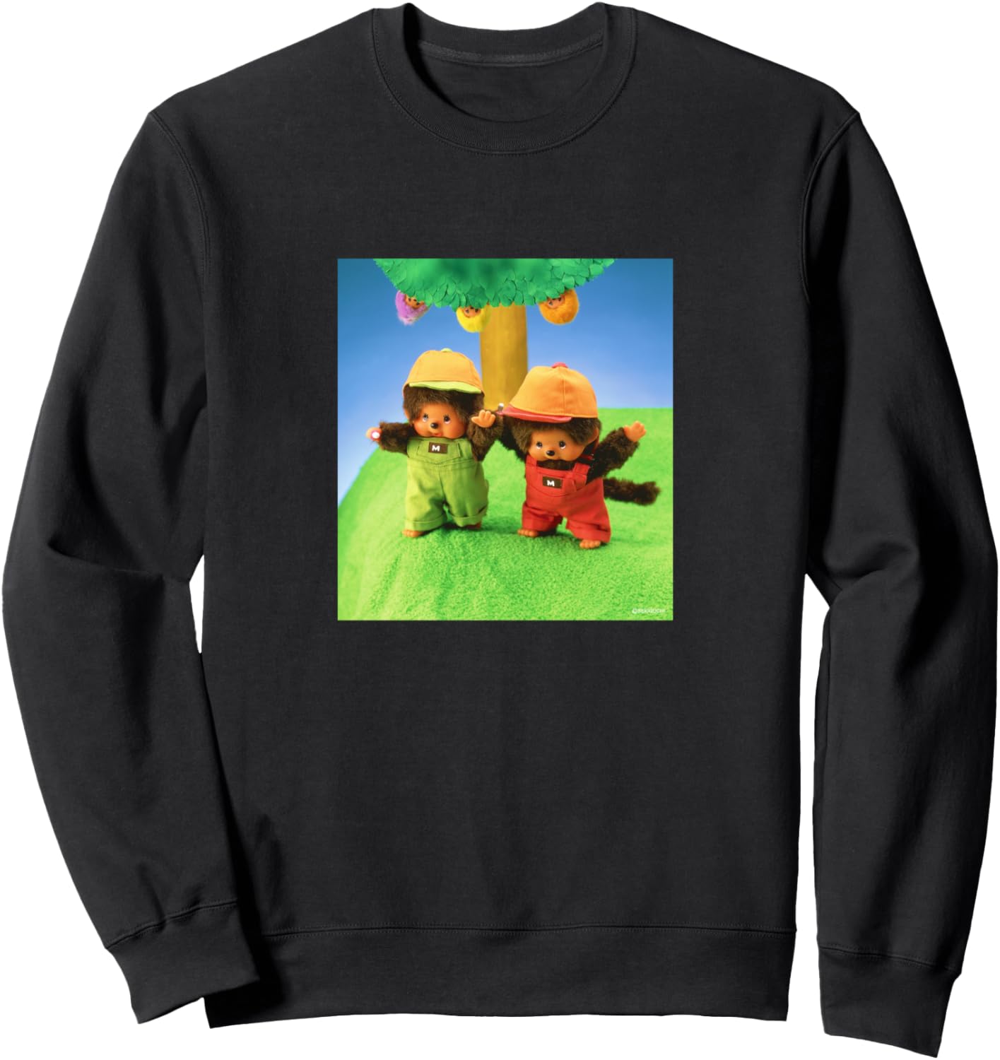 

Толстовка с графическим принтом Monchichi, черная Monchhichi, Черный, Толстовка с графическим принтом Monchichi, черная Monchhichi