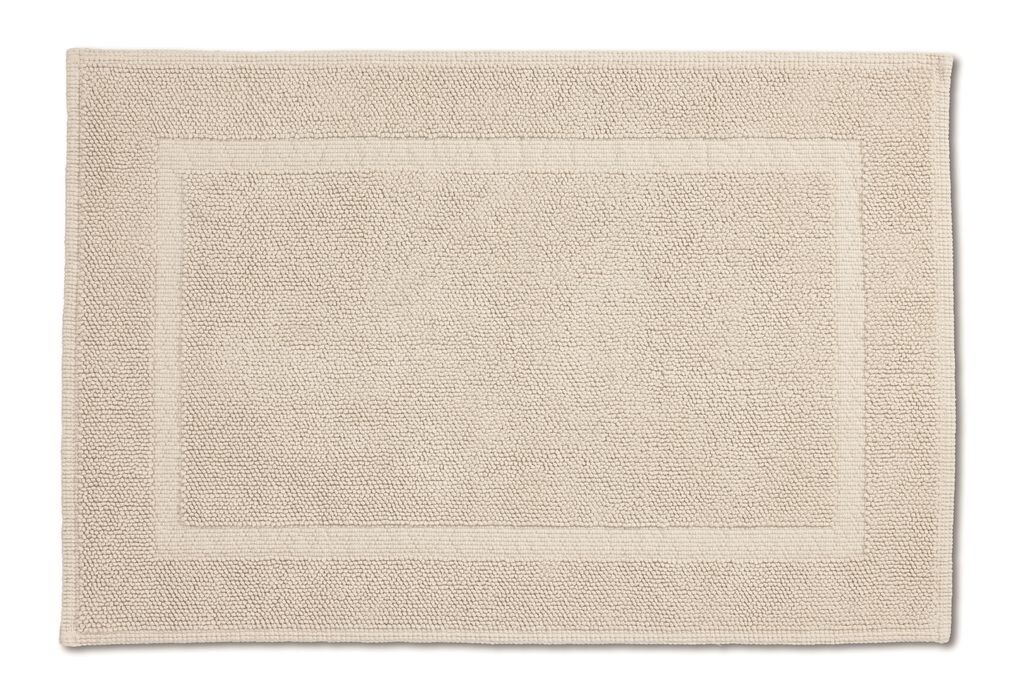 

Коврик для ванной Rhomtuft Pearl квадратный 60 x 90 см цвет натуральный жасмин, серый