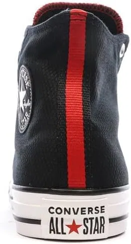 Кроссовки Converse Chuck Taylor All Star, черно-красно-белые — фото 3