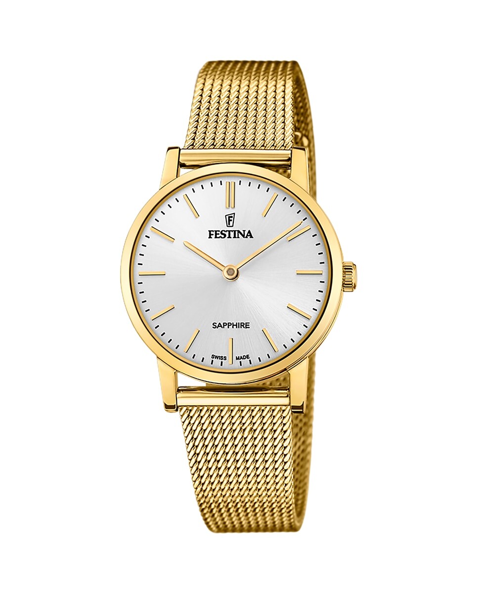 

Женские часы F20023/1 Swiss Made, сталь Festina, золотой