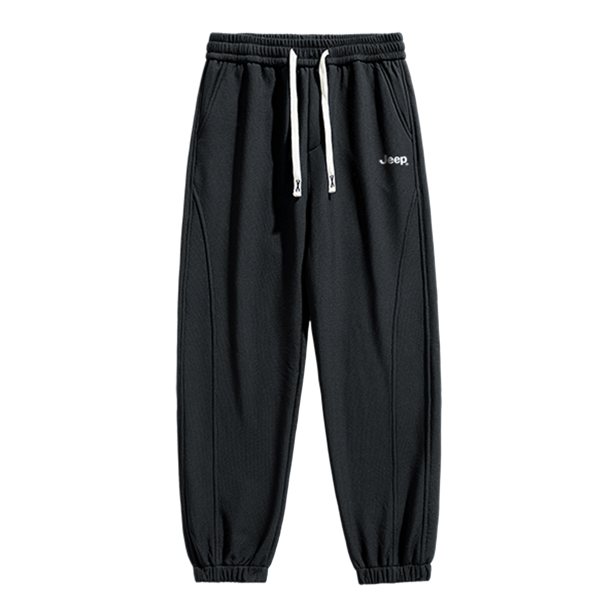 

Повседневные брюки Unisex утепленные с манжетами Jeep, pure черный