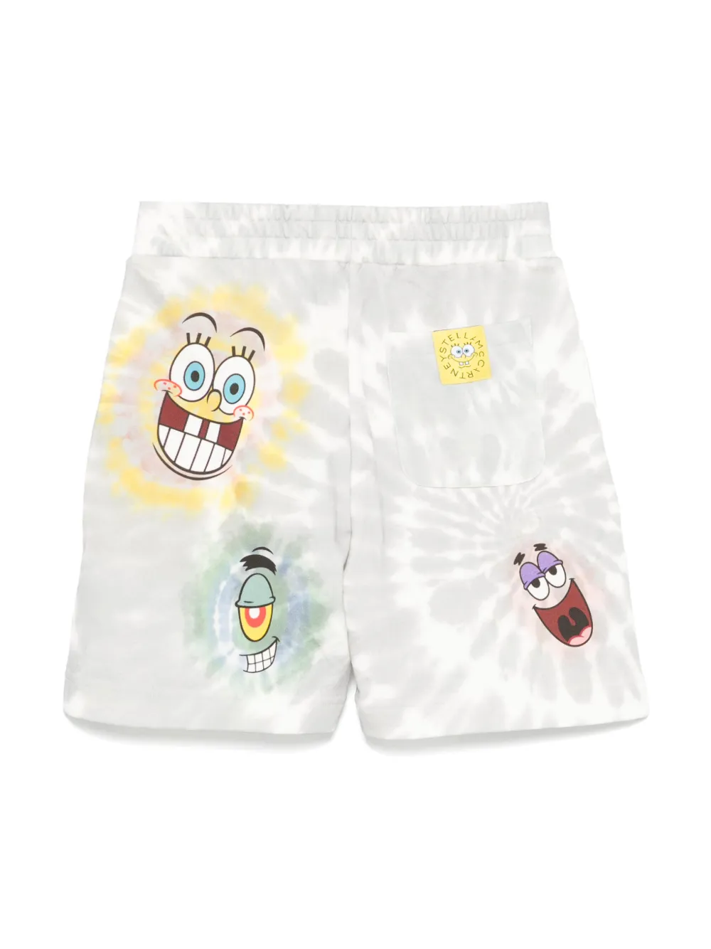 Шорты с принтом из коллаборации с SpongeBob SquarePants Stella McCartney Kids, серый — фото 2