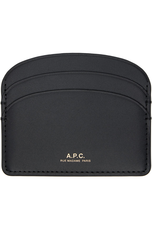 

A.P.C. Черный полупрозрачный держатель для карт
