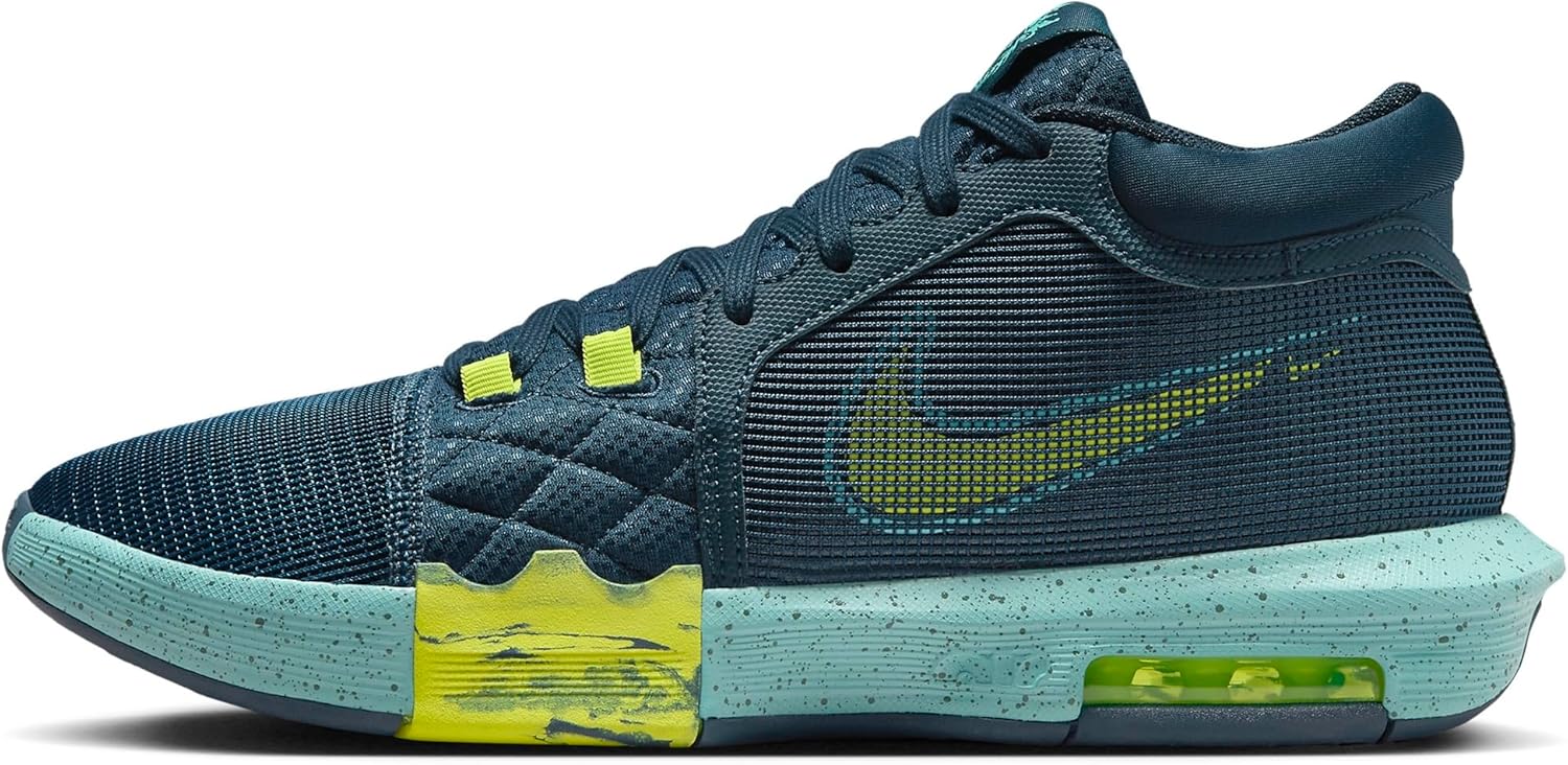 

Мужские баскетбольные кроссовки Nike, Armory Navy Cyber Green Frost 402