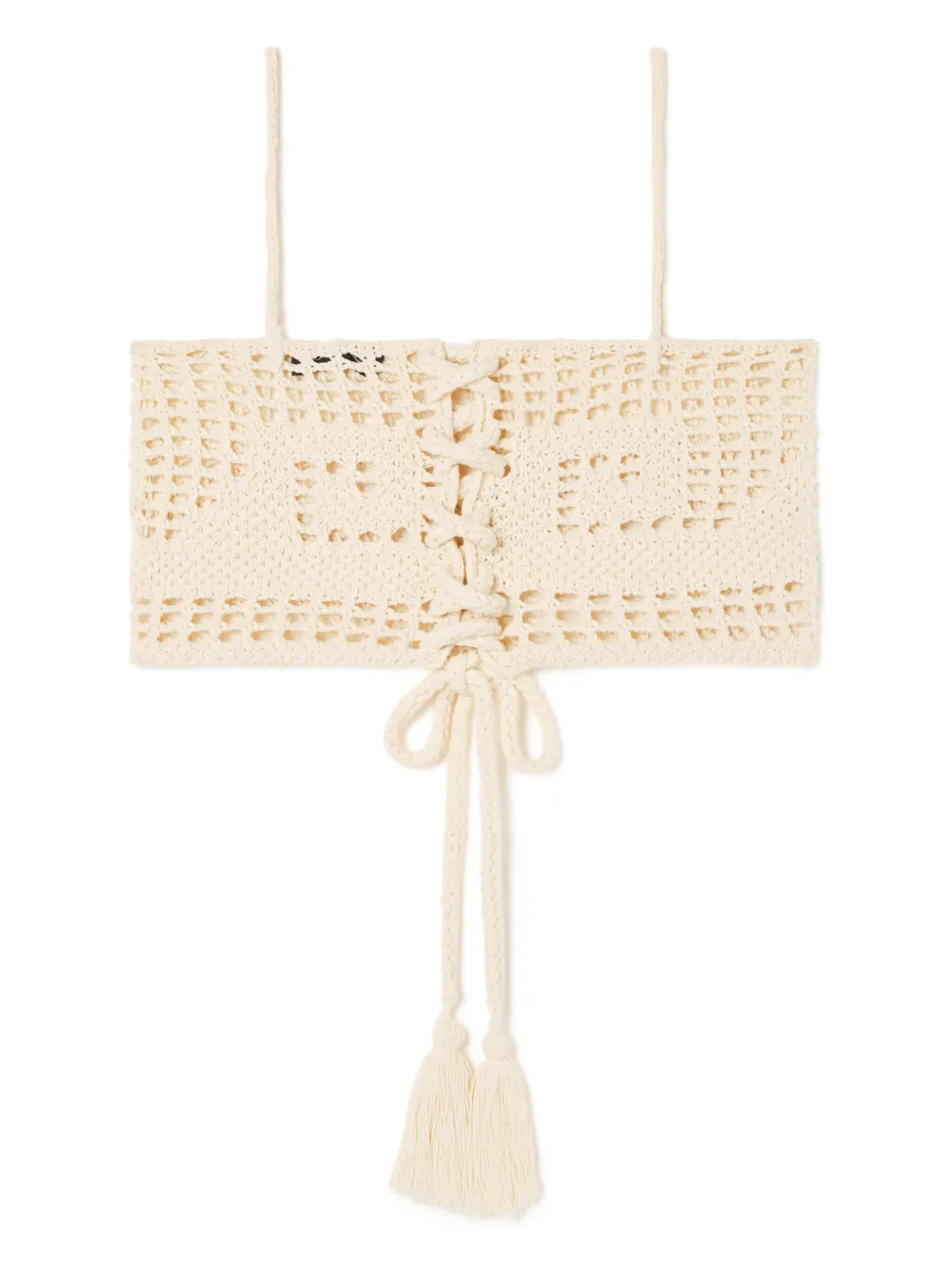 

Топ Where The Waves Begins с кисточками Alanui, бежевый