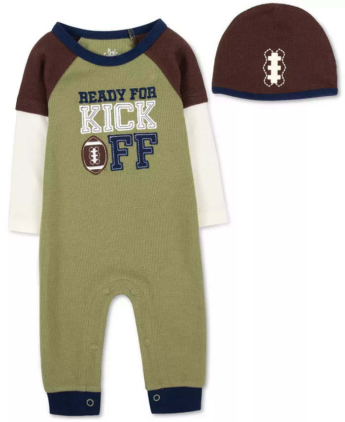 

Футбольный комбинезон и кепка для мальчиков, готовы к старту, комплект из 2 предметов Baby Essentials