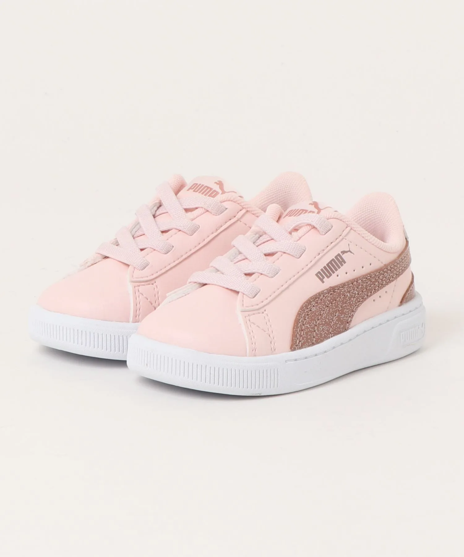 Детские кроссовки PUMA VICKY V3 AC бледно-розовые