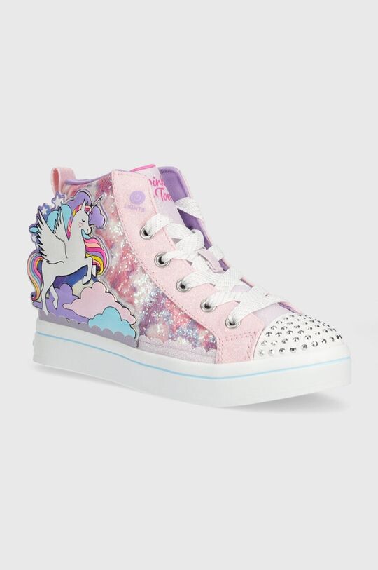 

Детские кеды TWI-Lites 2.0 Enchanted Unicorn Skechers, роза