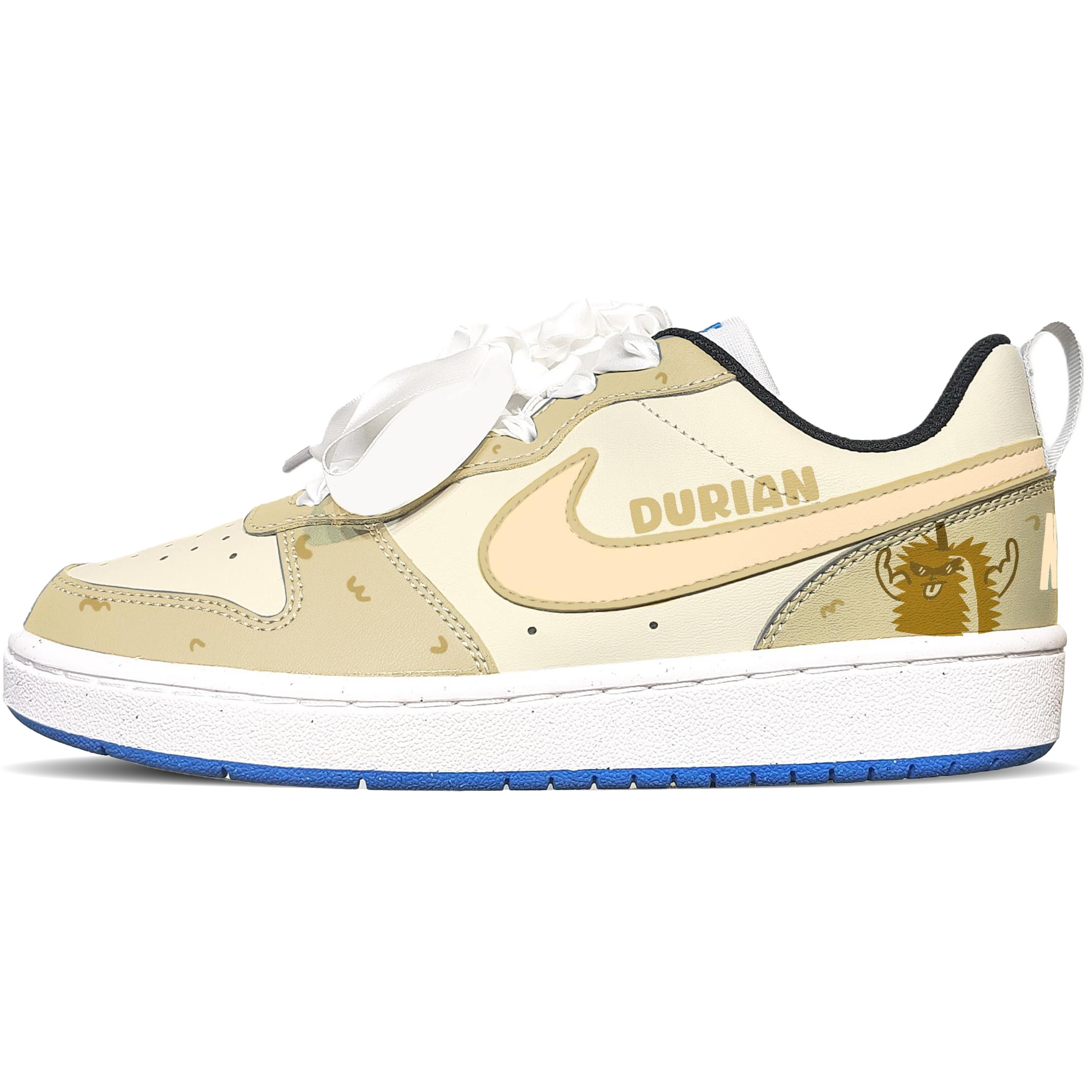 

Nike Кроссовки для скейтбординга Court Borough Lightweight Shock Absorbers низкие детские коричневый желтый Kids'