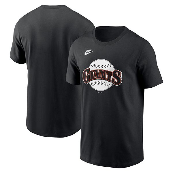 Мужская черная футболка san francisco giants cooperstown collection с логотипом команды Nike — фото 2