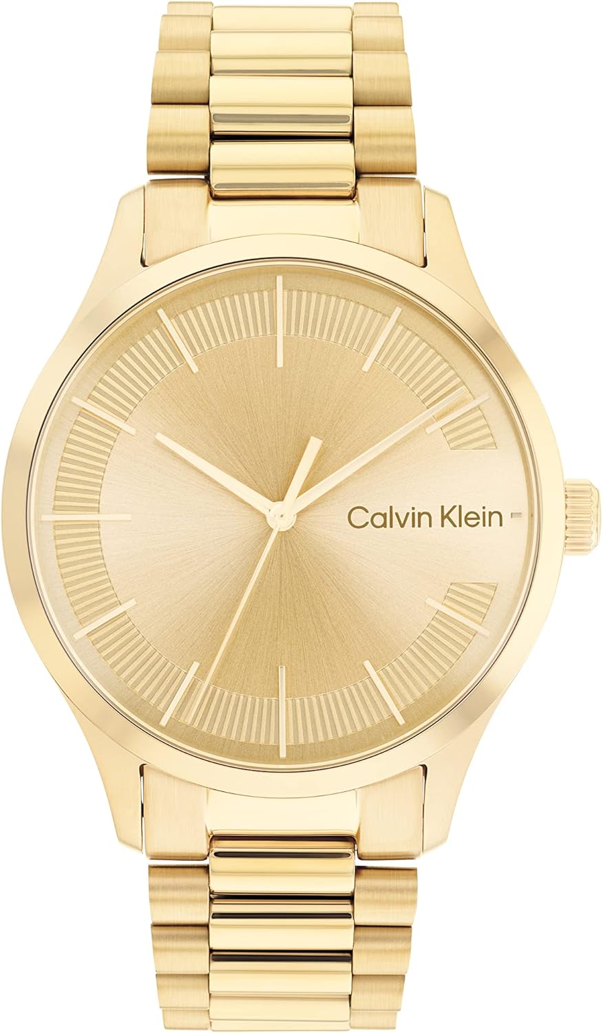 

Мужские кварцевые часы Calvin Klein Iconic - подарок для него, Gold Plated, Позолоченный, Мужские кварцевые часы Calvin Klein Iconic - подарок для него, Gold Plated