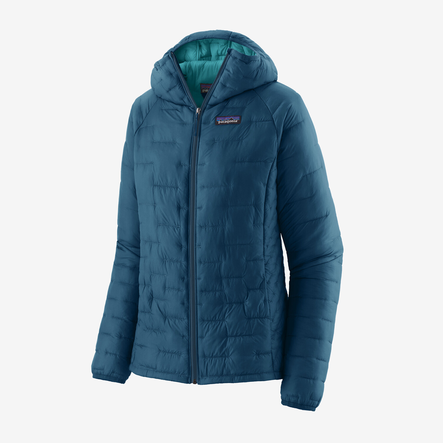 

Женская толстовка с микро-слойками Patagonia, лагом синий