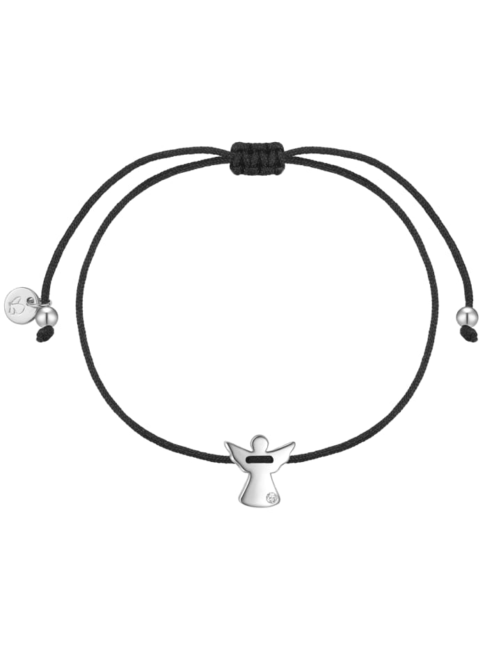 

Glanzstücke München Браслет в виде ангела из стерлингового серебра с выращенным в лаборатории бриллиантом в серебряной оправе