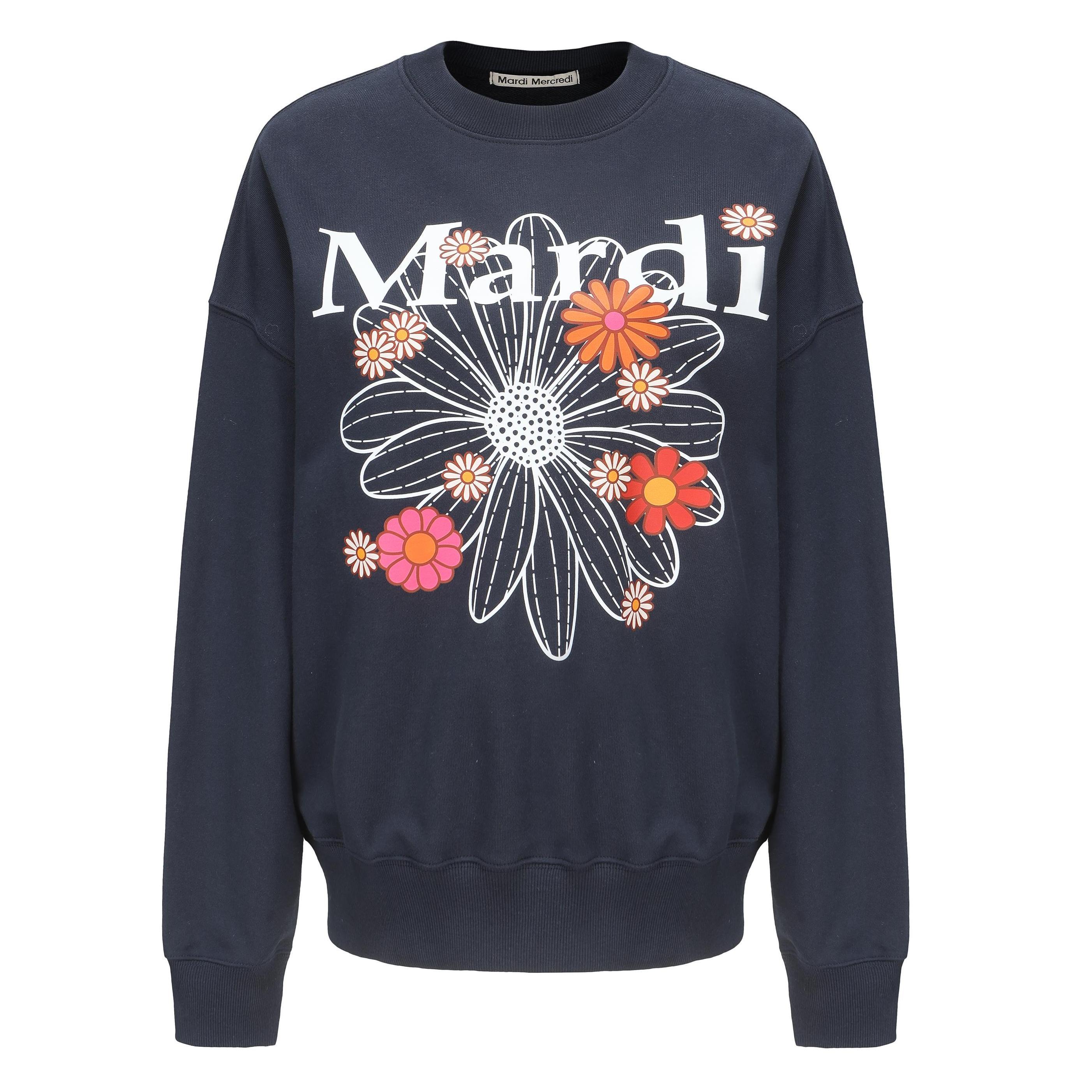 

Толстовка с цветочным принтом MARDI MERCREDI, Diamond Black (Lily Ecru)