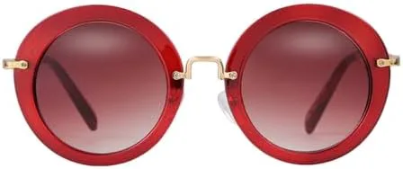 

Ретро круглые очки для женщин с градиентными линзами, модные солнцезащитные очки с HD-линзами и защитой от УФ-излучения UV400 для летнего сезона MTZJH, C4