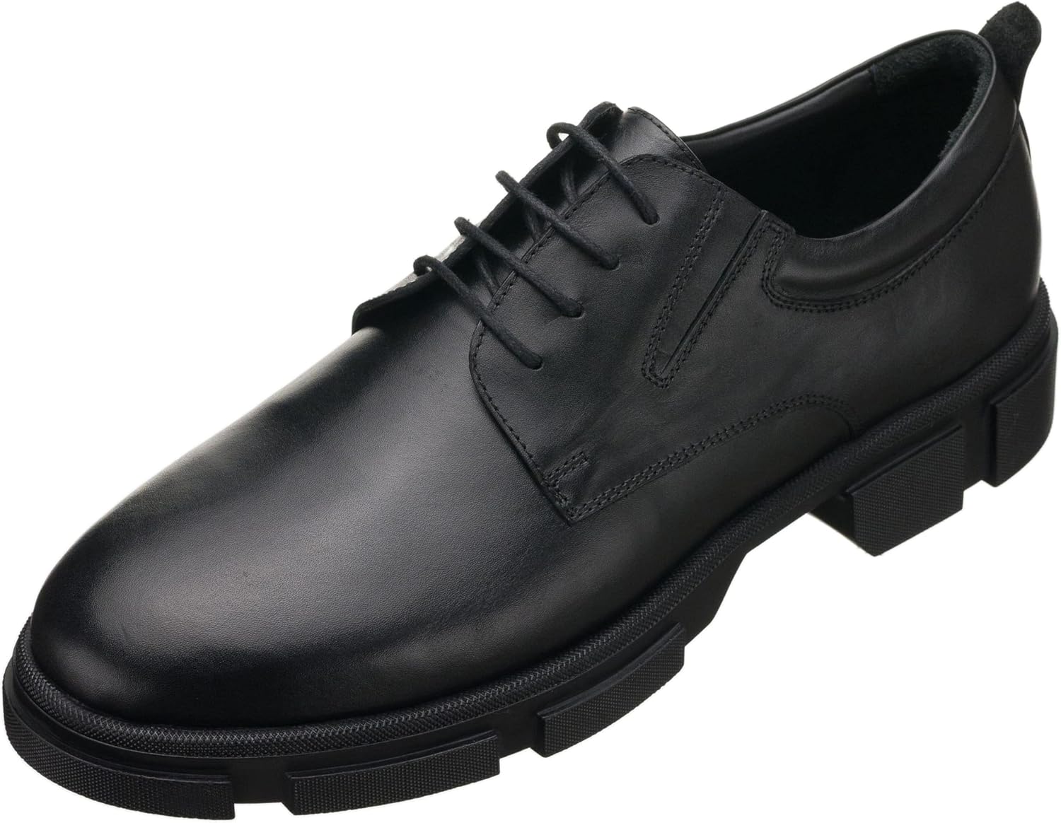 

Мужские черные кожаные туфли DALGALA большого размера ручной работы, дерби, повседневные и классические