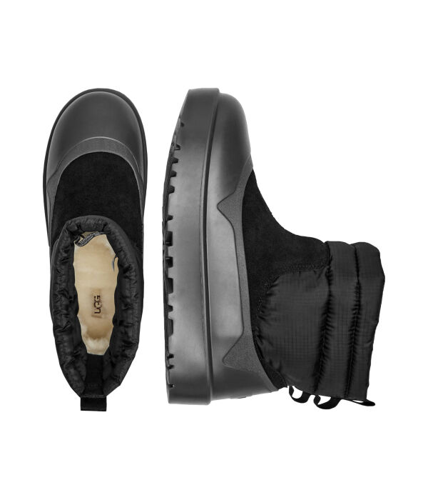 Мужские зимние ботинки Ugg классические комбинированные, черный — фото 4