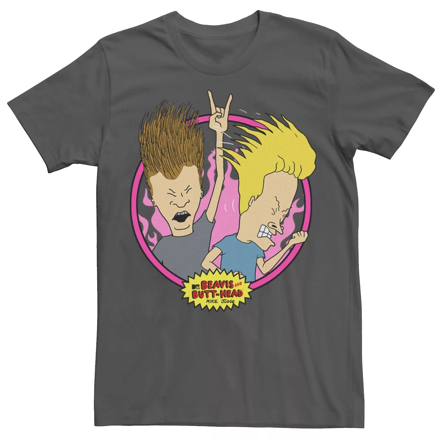 

Мужская футболка с портретом в стиле рок-н-ролл Beavis and Butthead Licensed Character