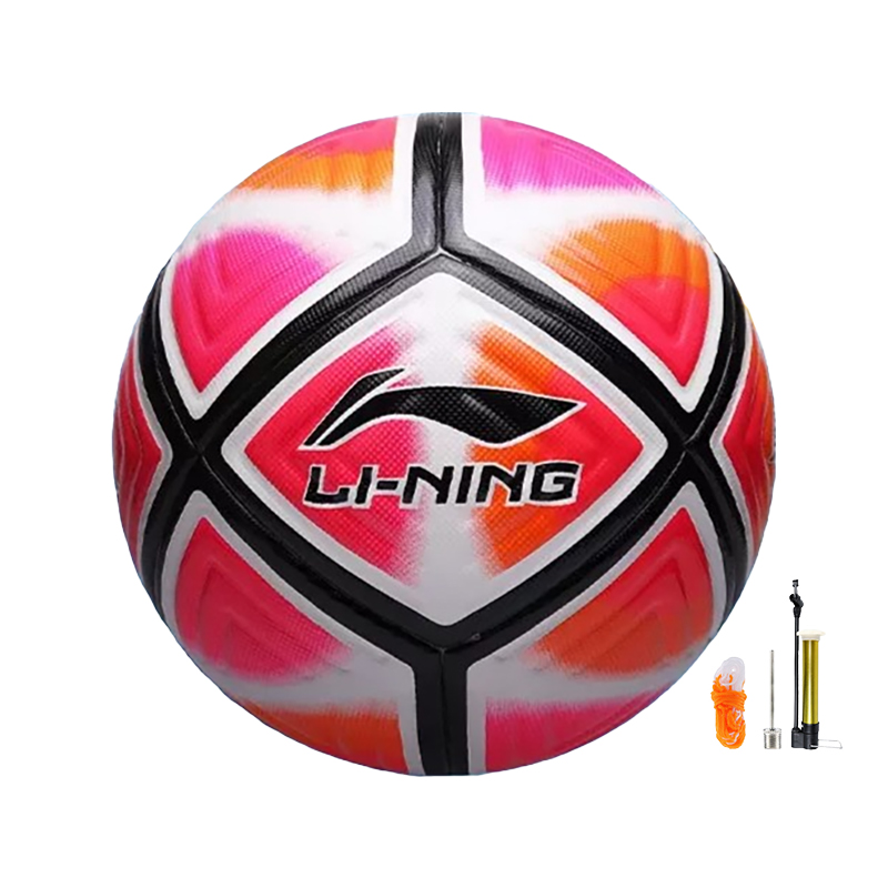 

LINING Размер 5 футбольный мяч PU бесшовный термосварной унисекс red/orange/black