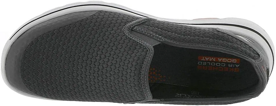 Мужские слипоны Skechers Go Walk 5 Apprize, Charcoal — фото 4