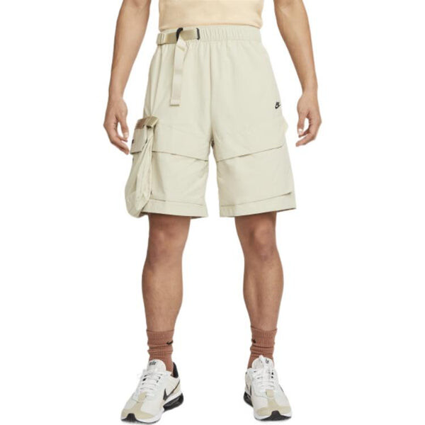 Шорты men's solid color brand logo cargo casual shorts brown Nike, мультиколор — фото 3