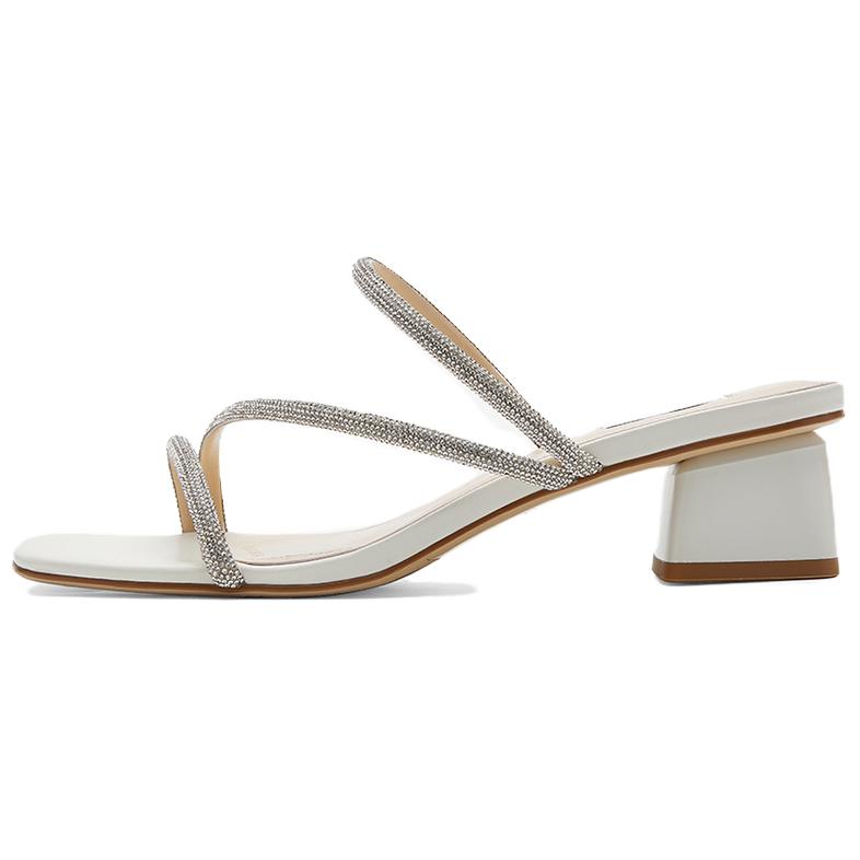 NINE WEST Женские сандалии на одной застежке 4 см абрикос, цвет Apricot — фото 3