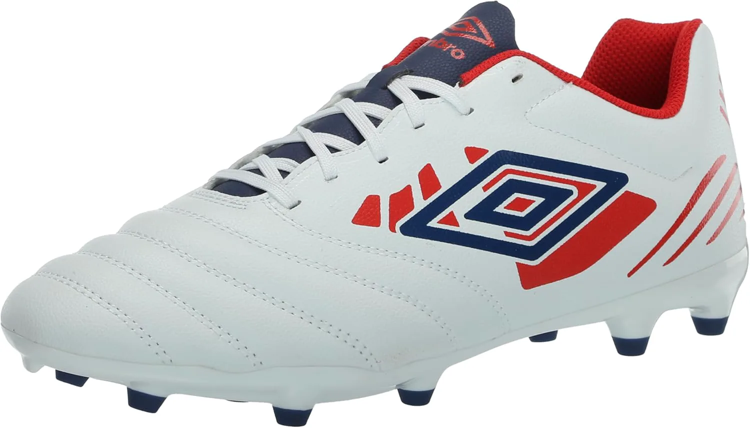 Мужские футбольные бутсы Umbro Tocco 4 League, белый/синий/красный — фото 2