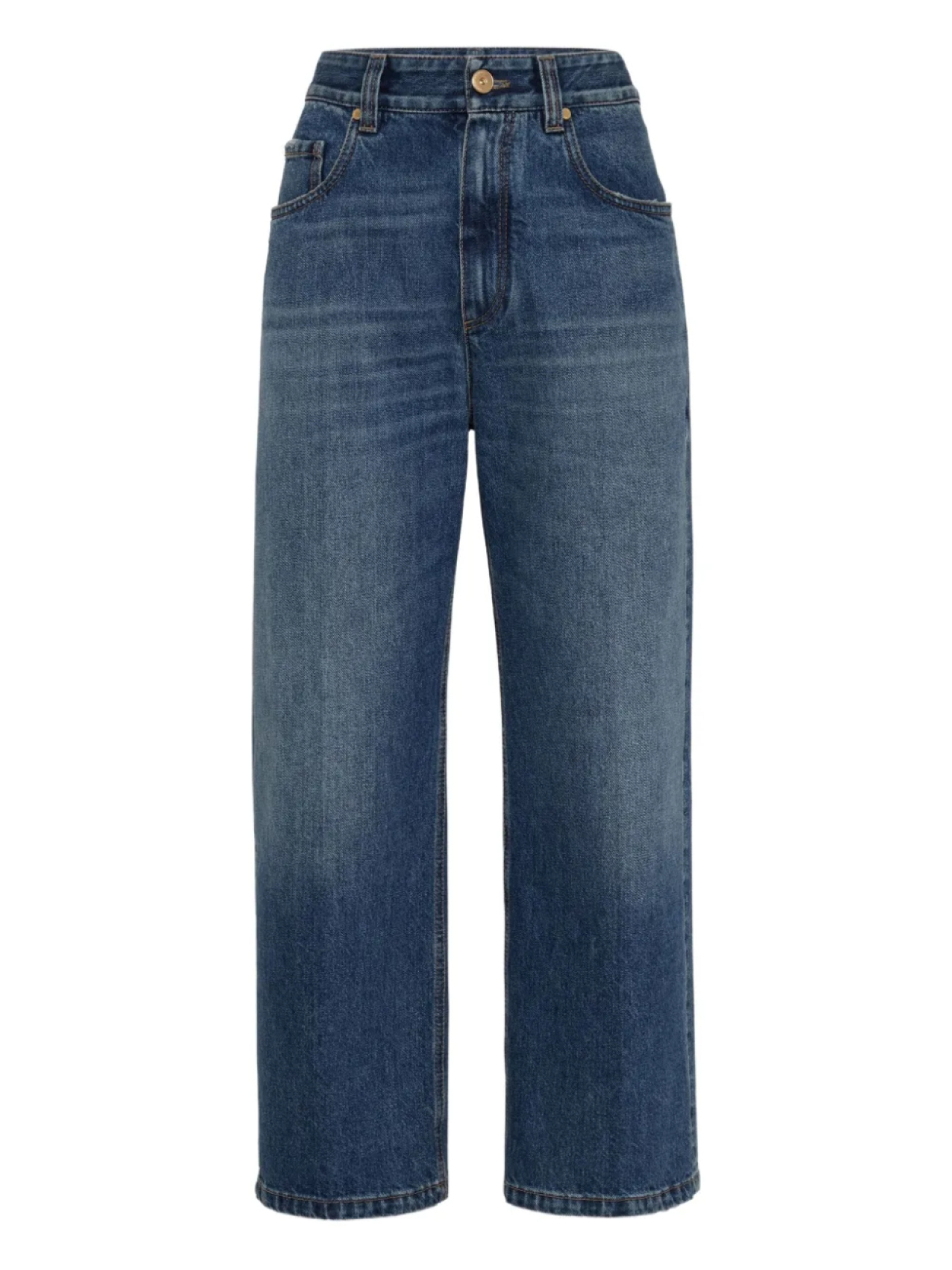 

Brunello Cucinelli укороченные джинсы, синий