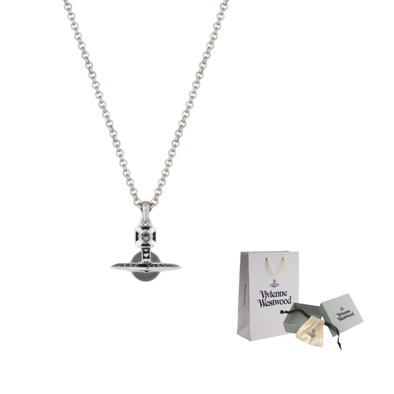 

Vivienne Westwood Браслет для женщин Platinum/Black Enamel/Black Diamond Crystal/Gray