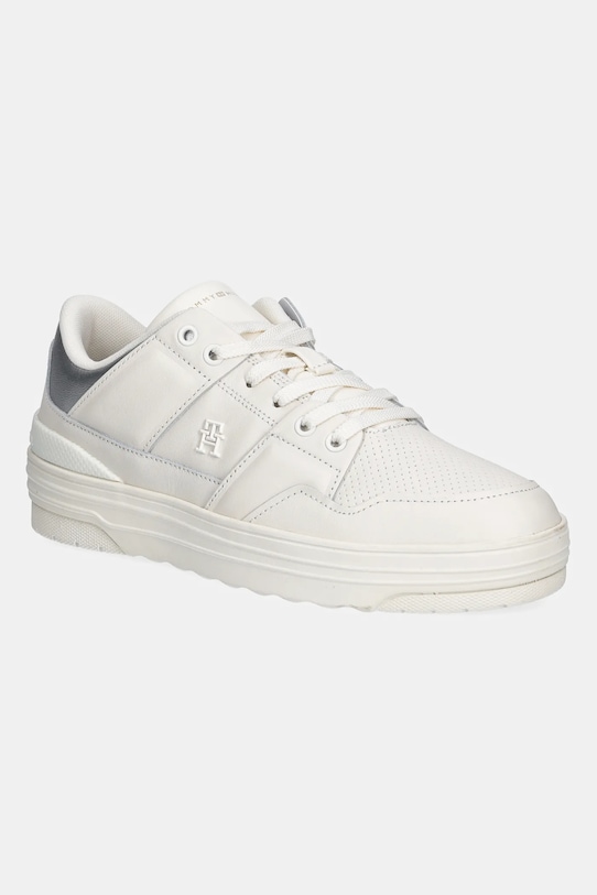 Кожаные кроссовки Feminine Basket Sneaker Tommy Hilfiger, бежевый