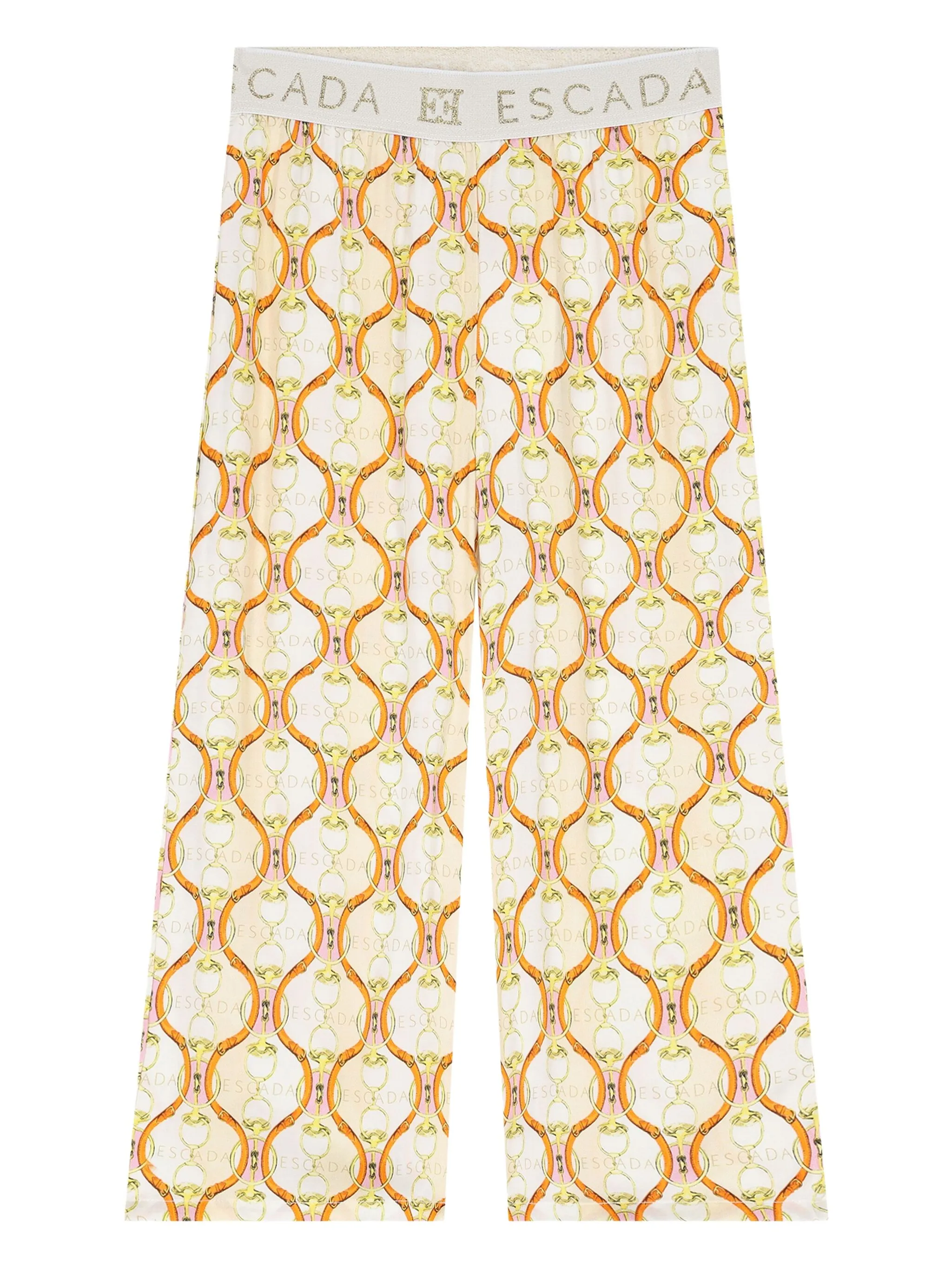 

Брюки с логотипом Escada Kids, бежевый