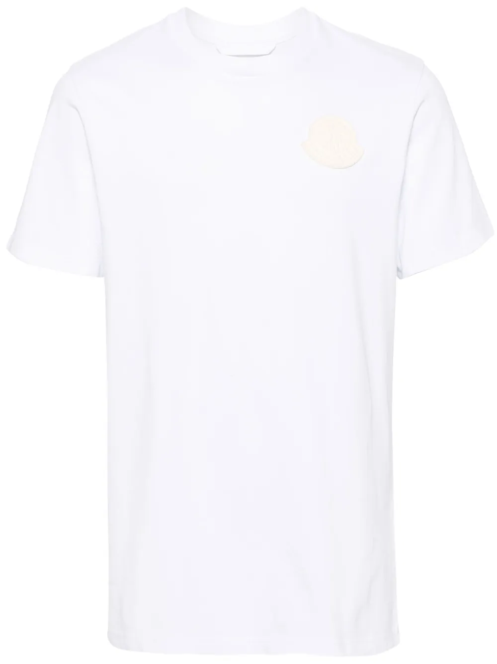 

Футболка с нашивкой-логотипом MONCLER, белый