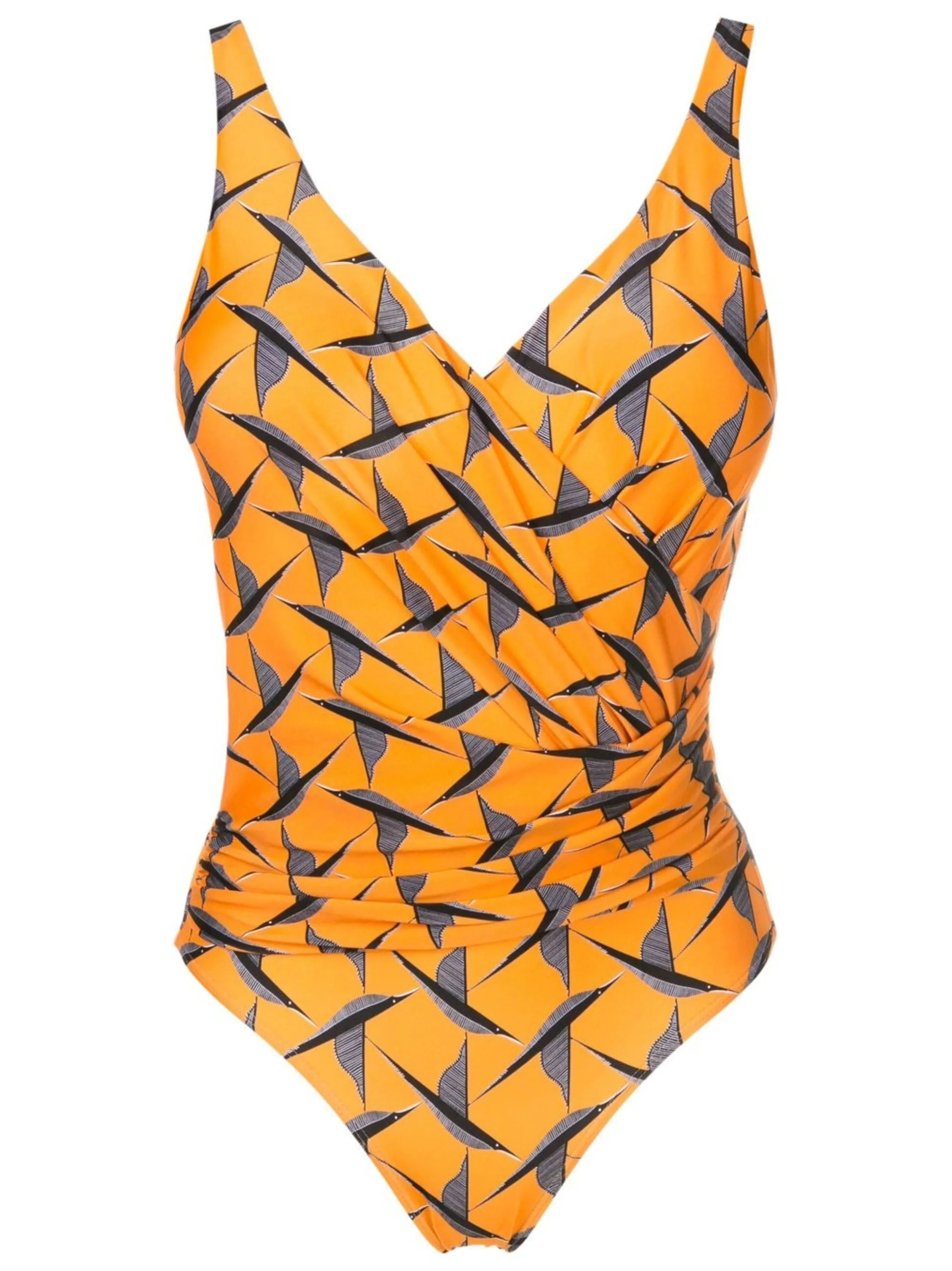 

Купальник Masa с драпировкой Lygia & Nanny, оранжевый