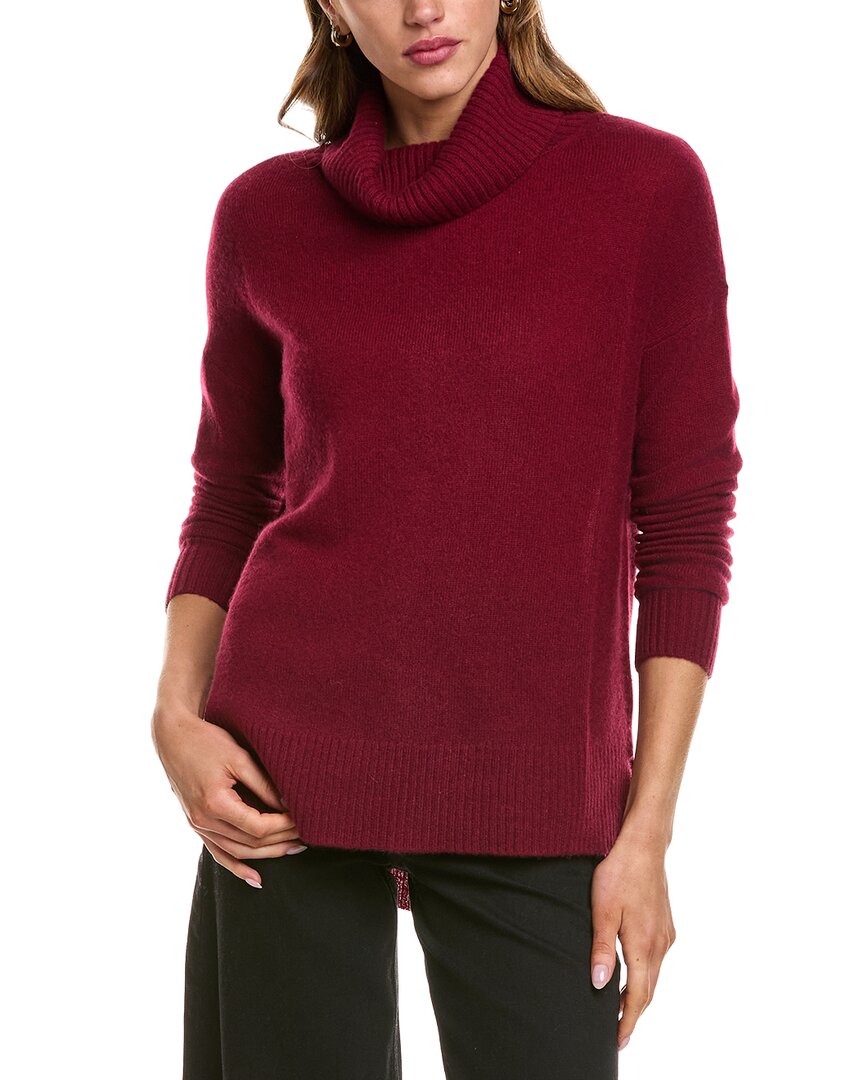 

Философия Кашемировый свитер-туника-хомутик Philosophy, красный