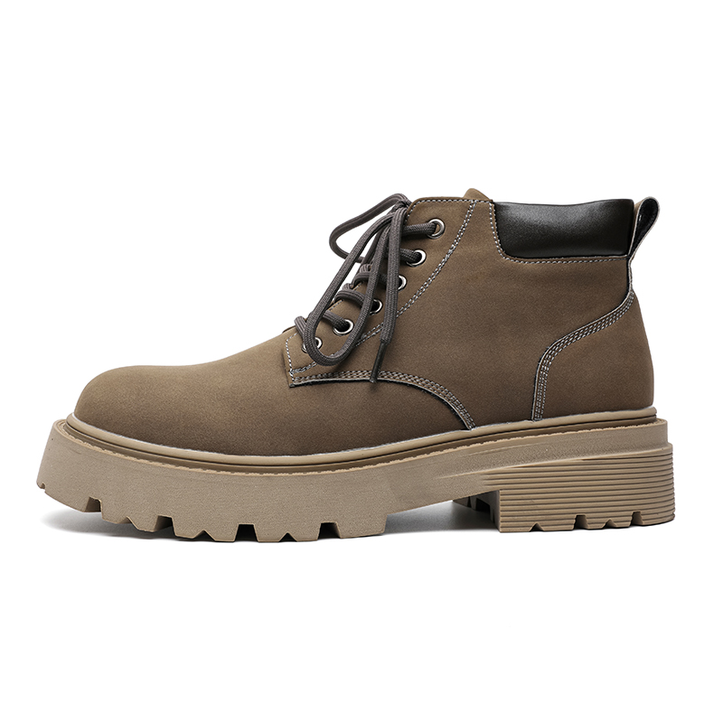 

LUOMAIKE Короткие мартинсы мужские хаки, цвет Khaki
