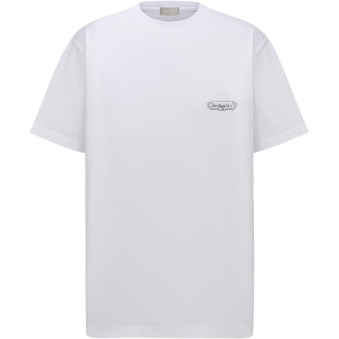 

Dior Мужские белые футболки с круглым вырезом средней высоты, Белый, Dior Мужские белые футболки с круглым вырезом средней высоты