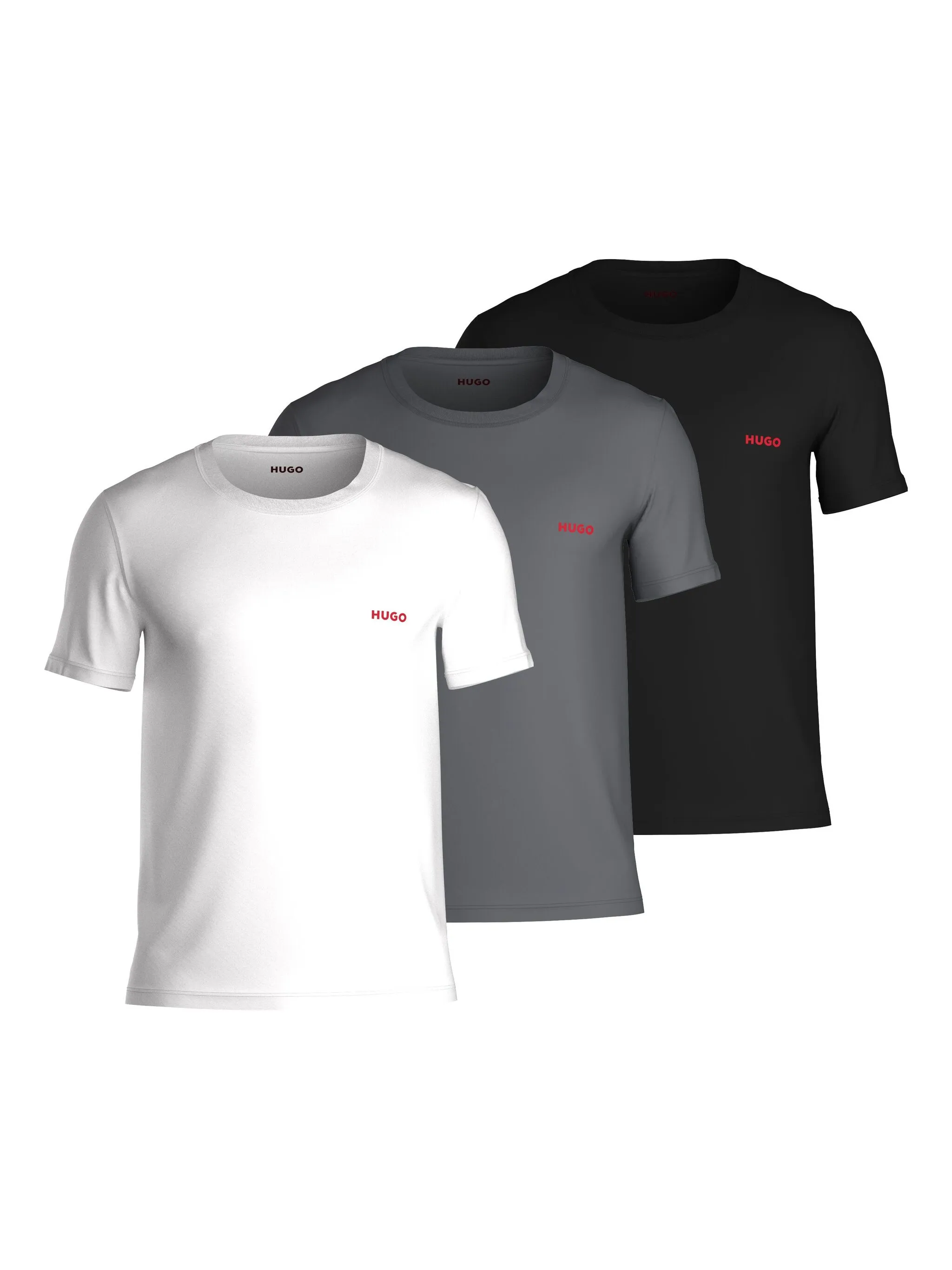 

Комплект из трех футболок Hugo, черный