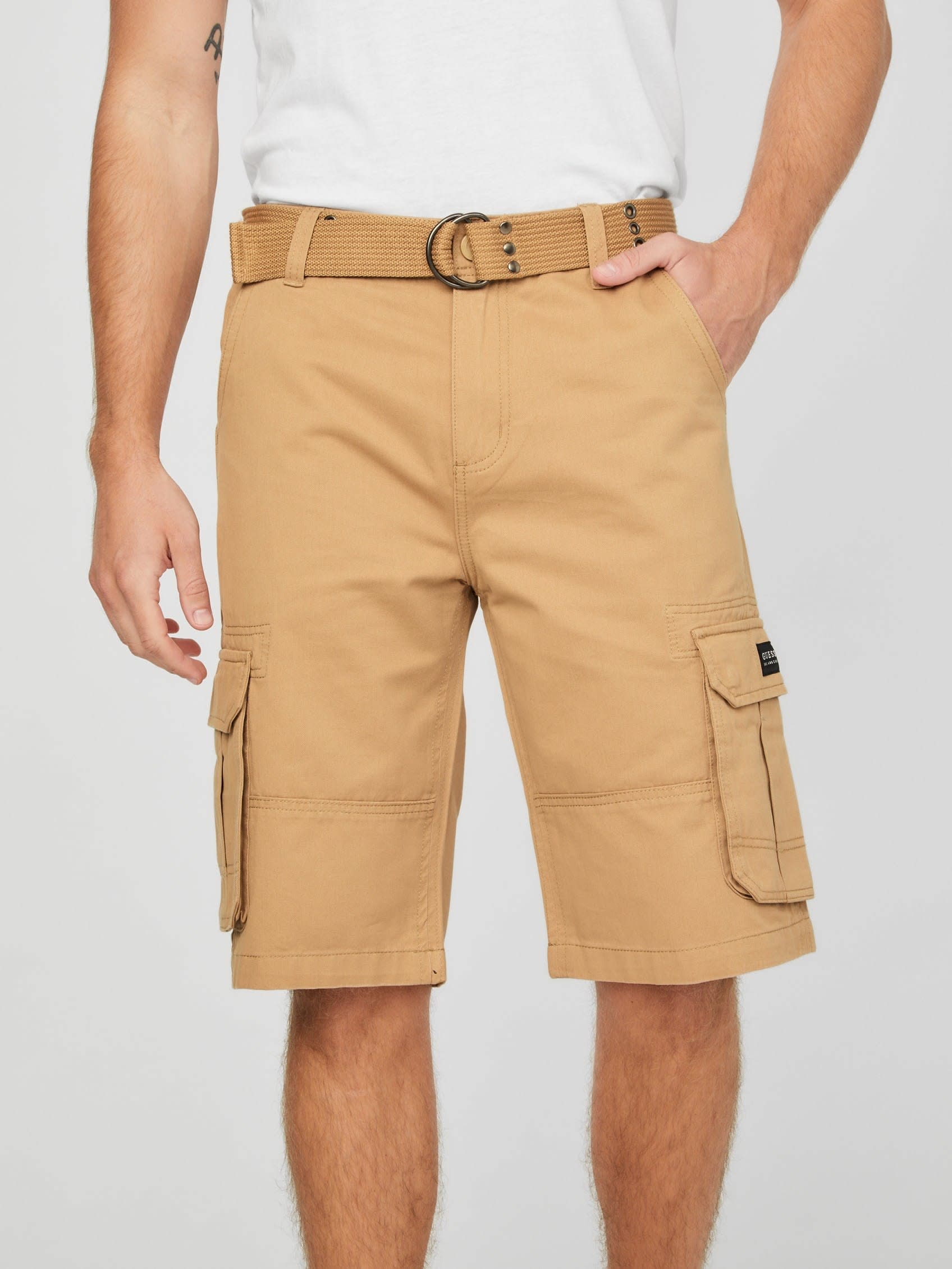 

Шорты Карл Карго Guess Factory, цвет lucky beige